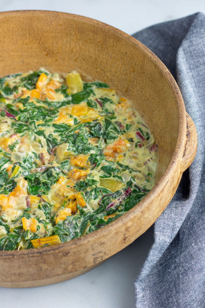 Creamy Dairy-Free Swiss Chard and Butternut Squash Gratin - Kitchen ...