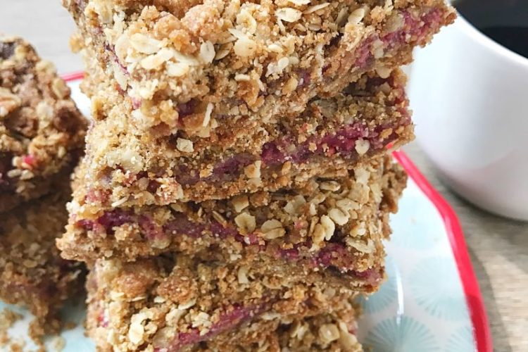 Gluten-Free Rasberry Oatmeal Bars