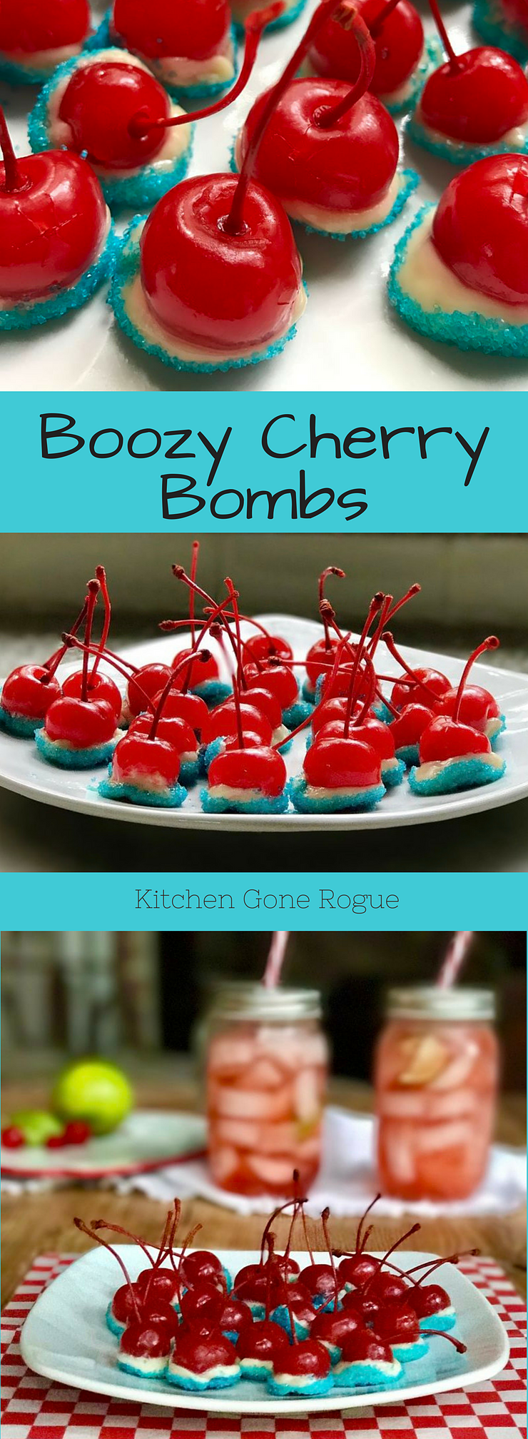 Boozy Cherry Bombs - Kitchen Gone Rogue