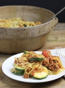 whole30 spaghetti squash zucchini bake