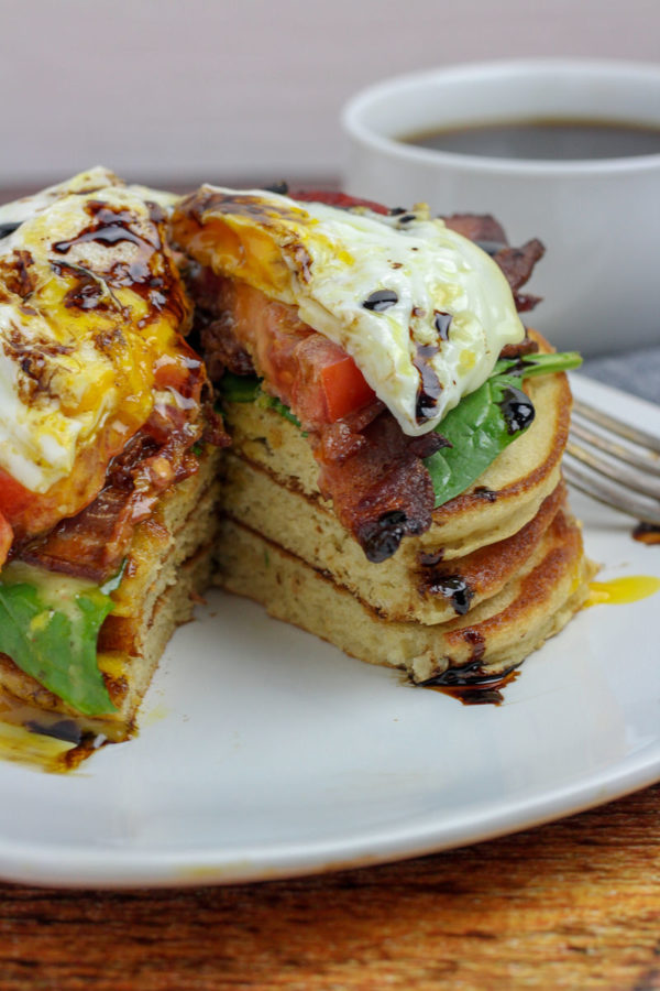 BLT Protein Pancakes - Kitchen Gone Rogue